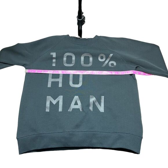 Everlane NWOT 100% Human Black Sweatshirt Size Small - Picture 4 of 6